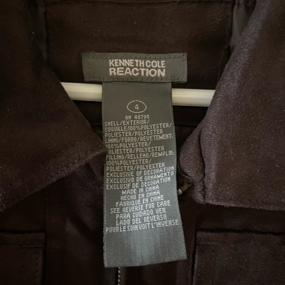 Kenneth Cole Reaction suede jacket • Kids size 4 - Picture 6 of 6
